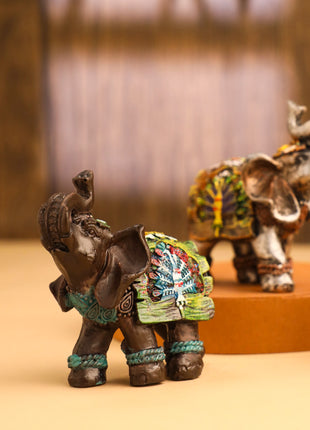 Polyresin Elephant Statue (2.7 Inch)