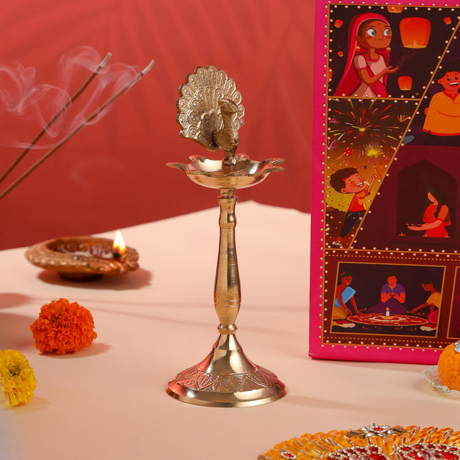 Brass Peacock Samai Festive Gift Hamper