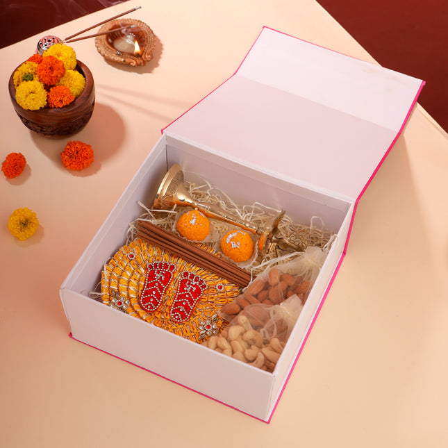 Brass Peacock Samai Festive Gift Hamper