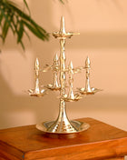 Brass Decorative Multi Wick Lamp (10.5 Inch)