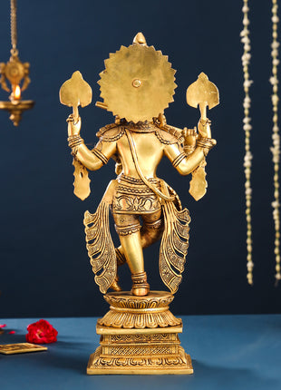 Brass Krishna Statue (19.5 Inch)