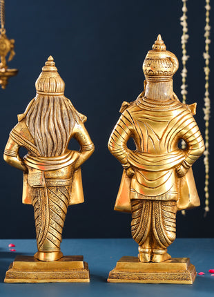 Brass Vitthal Rukmini Idols Set