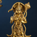 Brass Standing Hanuman Idol (15.5 Inch)