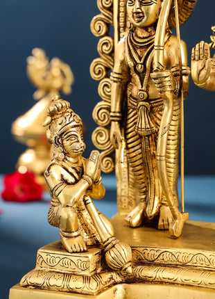 Brass Ram Darbar Statue (12 Inch)