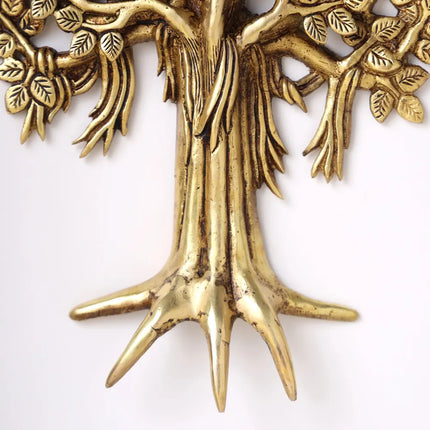 Brass Kalpvriksha Wall Hanging  (13.5 Inch)