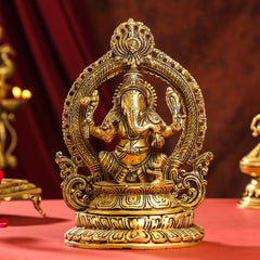 Brass Ganesha Idols and Statues
