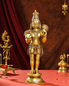 Brass Superfine Standing Hanuman Idol (20 Inch)