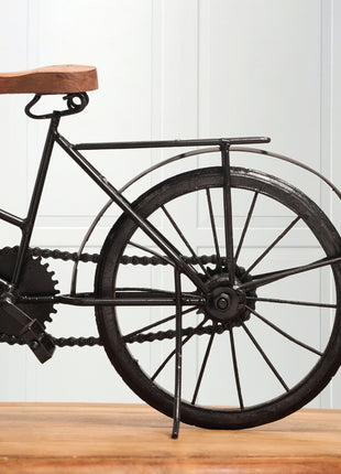 Metal and Wood Cycle Showpiece Miniature