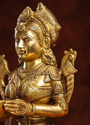 Brass Deep Lakshmi Idol (25.5 Inch)