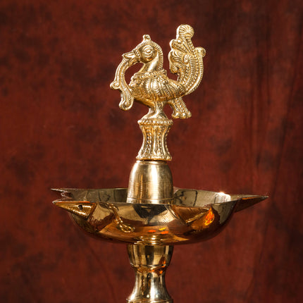 Brass Daana Kaashi Samai Pair (18.5 Inch)