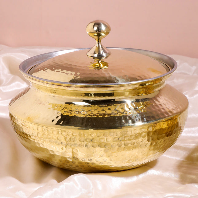 Brass Patila with Lid