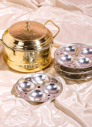 Brass Idli Cooker/Maker (8 Inch)