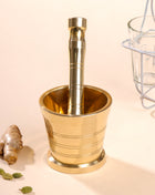 Brass Mortar And Pestle (Okhli)