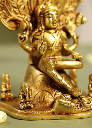 Brass Dakshinamurti Idol (6.5 Inch)