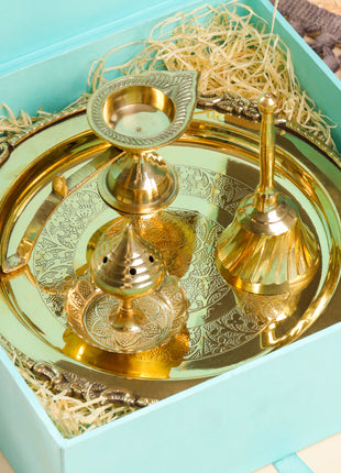 Brass Pooja Gift Hamper