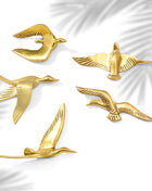 Bird Flight Fancy Wall Accent - Set Of Five