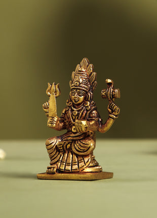 Brass Karumari Amman Idol (3.7 Inch)