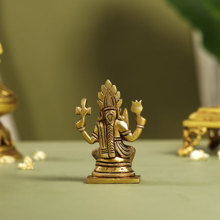 Brass Karumari Amman Idol (3.7 Inch)