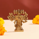 Brass Panchmukhi Hanuman Idol (4