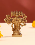 Brass Panchmukhi Hanuman Idol (4