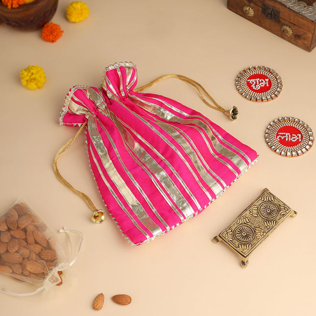 Brass Chowki Festive Potli/Hamper