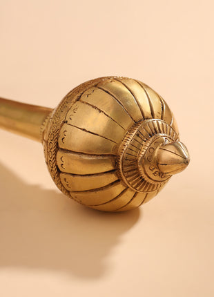 Brass Hanuman Mace/Gada (13.5 Inch)