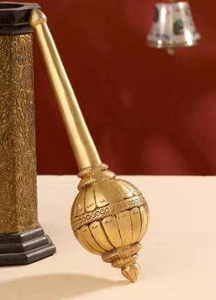 Brass Hanuman Mace/Gada (13.5 Inch)