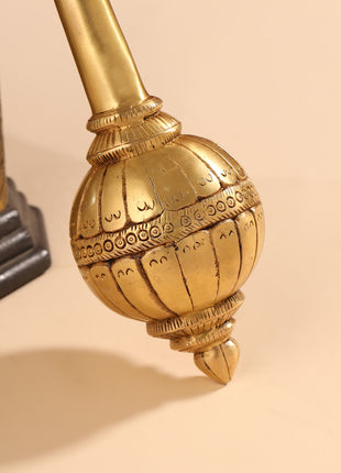 Brass Hanuman Mace/Gada (13.5 Inch)