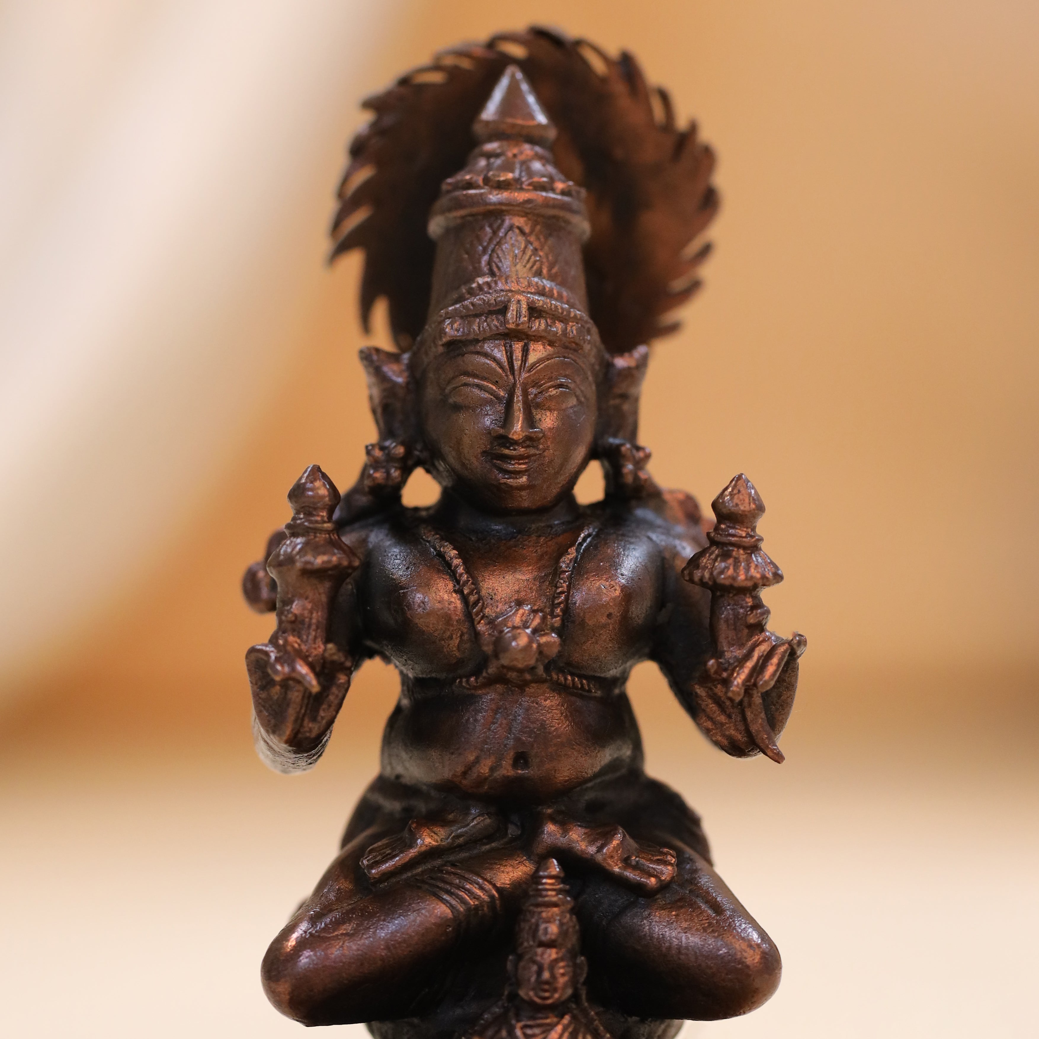 Copper Surya Rath Idol (4 Inch) – Vedansh Craft