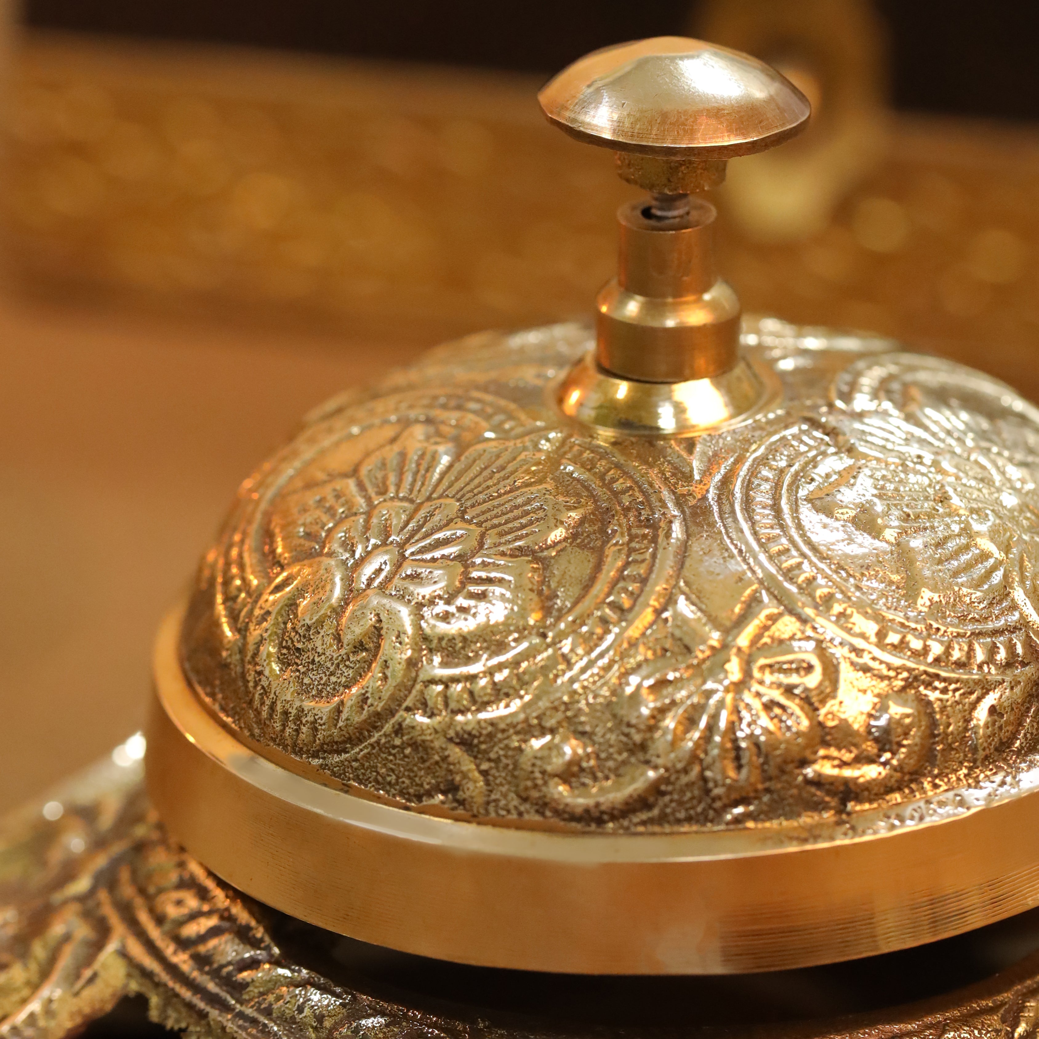 Table Bell Ref Brass Table Bell (3 Inch) – Vedansh Craft