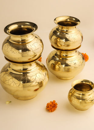 Brass Pooja Kalash – Vedansh Craft