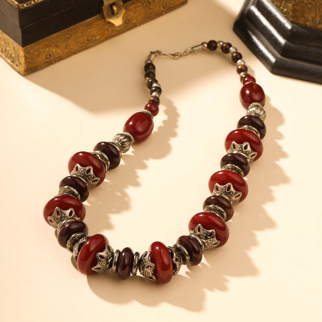 Resin Beaded Necklace