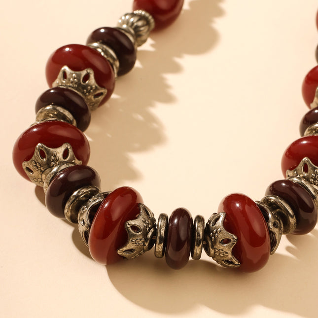 Resin Beaded Necklace