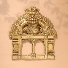 Brass Handcarved Prabhavali Frame (9 Inch)