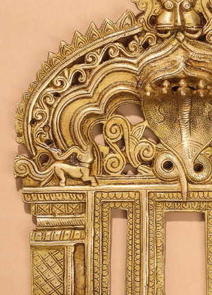 Brass Handcarved Prabhavali Frame