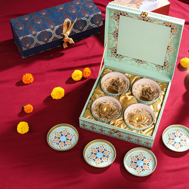 Brass Ganesha Lakshmi Festive Hamper