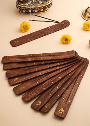 Wooden Incense Holder Sticks Set Of Ten