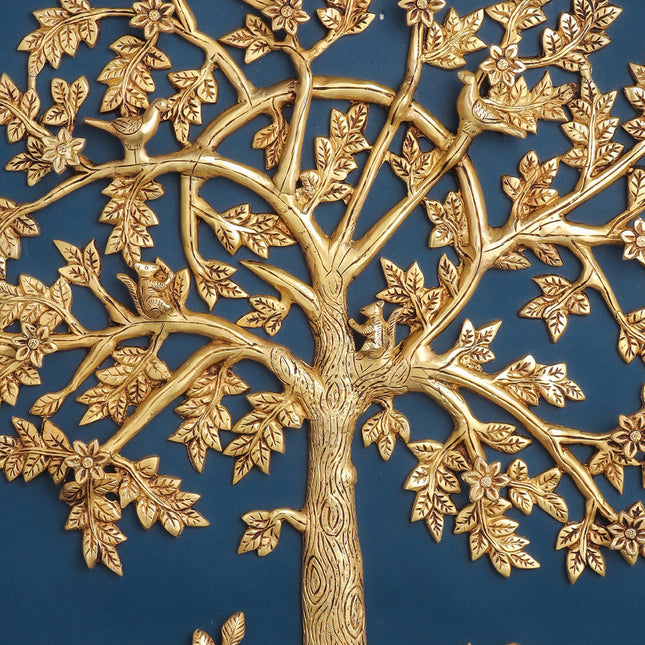 Brass Kalpvriksha Wall Hanging