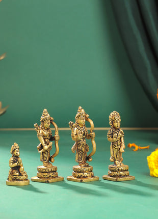 Brass Ram Darbar Idols Set