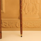 Brass Wooden Walking Stick (37 Inch)