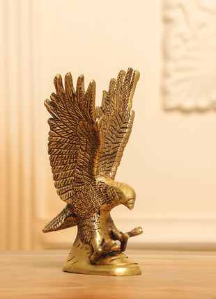 Brass Eagle Decorative Showpiece (6 Inch)