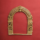 Brass Handcarved Prabhavali Frame (9.5 Inch)