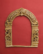 Brass Handcarved Prabhavali Frame (9.5 Inch)