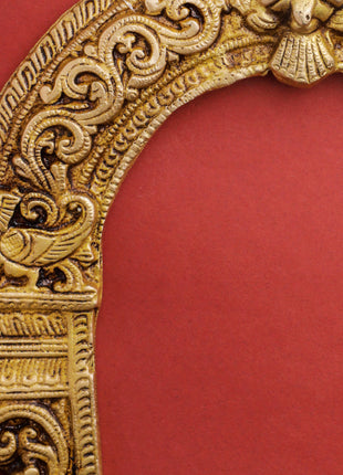 Brass Handcarved Prabhavali Frame