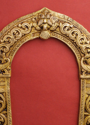 Brass Handcarved Prabhavali Frame