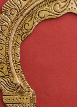 Brass Handcarved Prabhavali Frame