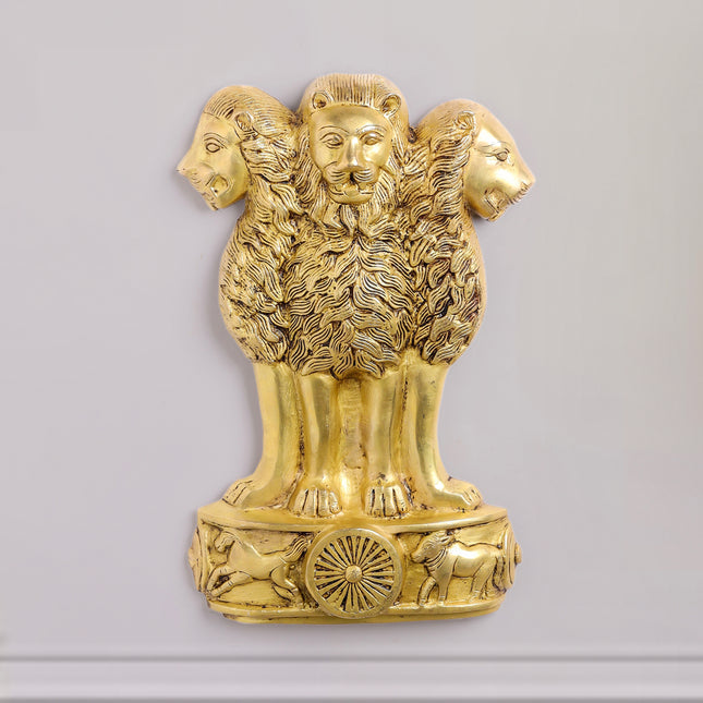 Brass Ashok Stambh Wall hanging (16 Inch)