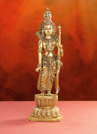 Brass Lord Ram Standing Statue  (24.5 Inch)