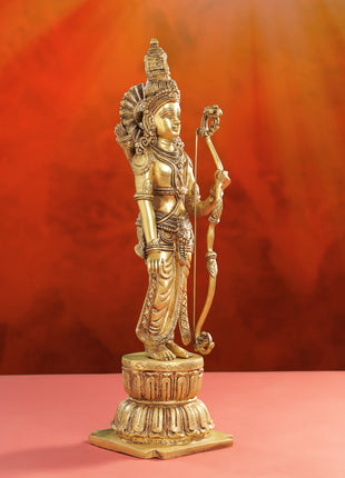 Brass Lord Ram Standing Statue  (24.5 Inch)