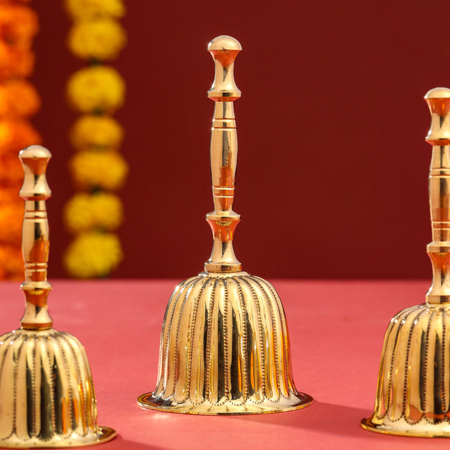 Brass Traditional Pooja Handbell